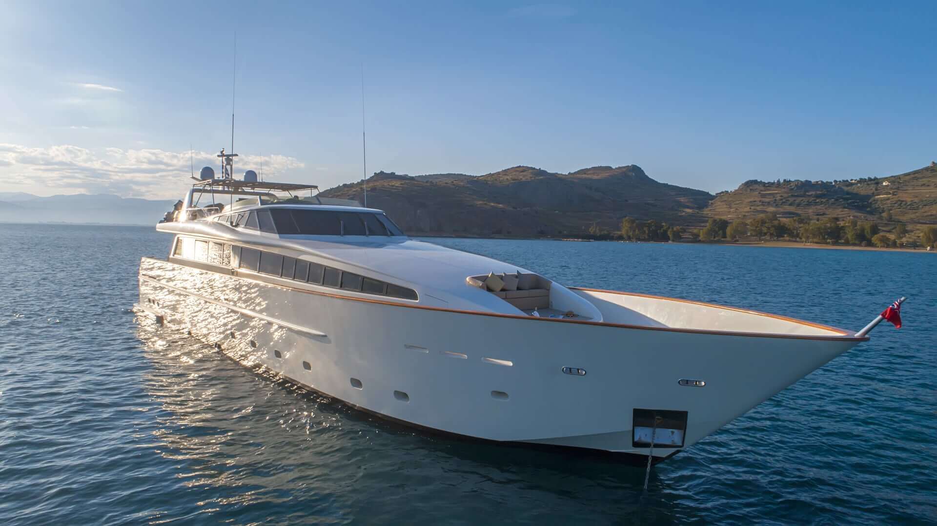 Luxury yacht rentals Greek islands. Yacht hire Greek islands. Yacht charters in Greece with crew. Motor yacht charter Greece, Mediterranean.